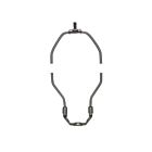 Ensemble pour lampe avec lyre robuste Satco 90-2078 laiton foncé antique