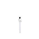 Banvil DRAD-18-WH 18" Blanc Tige de suspension