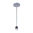 Suspendus sur tige Bazz p12x11ch Unik 1-lumière Chrome 18w