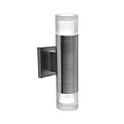 Applique murale LED extérieure Bazz W16639SS Luvia 2-lumières 6w Acier inoxydable