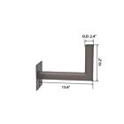 Beyond LED 1560158 Bronze Support mural à angle droit de 90°