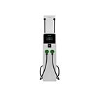Breez EV BEV-L2-P80D-25-CM-P Chargeur double 80 A, jeu de câbles 18' 80 A, cellulaire 4G, Pos, montage sur socle, gestion des câbles