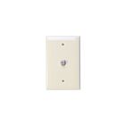 Leviton 40539-MT Plaque murale de taille moyenne avec connecteur F