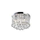 Plafonnier Daya Canarm chrome 3 lumières IFM237B12CH9