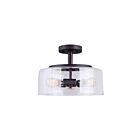 Plafonnier Nash Canarm bronze huilé 3 lumières ISF633A03ORB