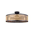 Canarm CF30BEL3BK Bellamy 30" Noir mat Lustre Ventilateur