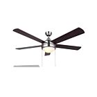 Ventilateurs de plafond CF52PR35BN Canarm séries PRESTON III Nickel Brossé