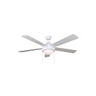 Ventilateur de plafond LED PRESTON III 52" Canarm CF52PR35WH 19W 5-lames blanc