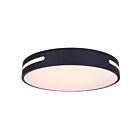 Canarm Niven CL-19-20-BK 1-Lumière Noir mat Plafonnier