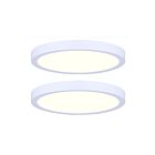 Plafonnier LED à profil bas paquet de 2 Canarm DL-15C-30FC-WH-C2 30W blanc