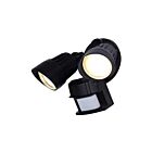 Luminaire de sécurité LED avec capteur de mouvement Canarm HO-01-02S-BK 20W 2-lumières noir
