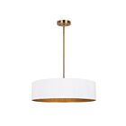 Canarm Rexton ICH1119A03WHG22 3-Lumières Blanc mat Lustre à tige