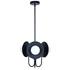 Canarm ICH1209A03BK9 3-Lumières 120W Noir mat Lustre