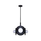 Canarm ICH1210A04BK9 3-Lumières 160W Noir mat Lustre