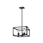 Canarm ICH2180B03BK14 3-Lumières 180W Noir mat Lustre