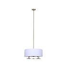 Canarm ICH2191B03GD24 3-Lumières 180W Noir mat Lustre