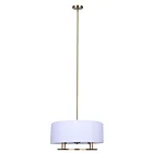 Canarm ICH2191B03GD24 3-Lumières 180W Noir mat Lustre