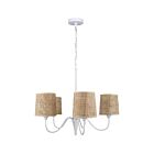 Canarm ICH2194B05WH 5-Lumières 300W Blanc mat Lustre