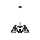 Lustre POLO Canarm ICH622A05BK 300W 5-Lumières Noir mat