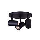 Éclairage sur rail ajustable Canarm ICW1022A03BK10 MARENA 150W 3-Lumières Noir mat