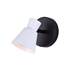 Canarm Radley ICW1163A01BW10 1-Lumière Noir mat et blanc mat Éclairage Sur Rail