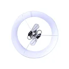 Canarm IFL2122B61BN 2-Lumières 200W Nickel brossé Lampe sur pied