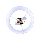 Canarm IFL2122B61GD 2-Lumières 200W Bronze doré Lampe sur pied