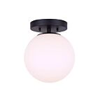 Canarm IFM1029A08BK-FO 1-Lumière 60W Noir mat Plafonnier semi encastré