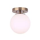 Canarm IFM1029A08GD-FO 1-Lumière 60W Or Plafonnier semi encastré