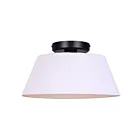 Canarm IFM1201A13BK 1-Lumière 60W Noir mat Plafonnier semi encastré