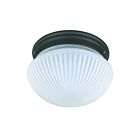 Plafonnier Canarm HALOPHANE IFM71013 1-lumière 100W bronze huilé