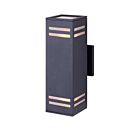 Lampe Murale Extérieur Canarm IOL308BK 2-Lumières Série Tay Noir