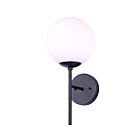 Applique murale exérieur Canarm IOL465BK KAHLO 1-Lumière 60W Noir mat