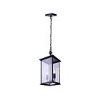 Canarm IOL769BK Rossland 1-lumière 60W Noir mat Suspendu