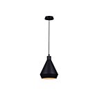 Suspend à cordon Canarm IPL1020A01BK BYCK 1-Lumière 60W Noir mat