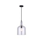 Suspendu Canarm KEEVA IPL1059A01BK10 60W 1 lumière noir mat