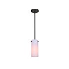 Suspendu à tige Canarm LANDER IPL1063A01BK 1-lumière 60W noir mat