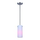 Suspendu à tige Canarm LANDER IPL1063A01BN 1-lumière 60W nickel brossé