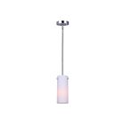 Suspendu à tige Canarm LANDER IPL1063A01CH 1-lumière chrome 60W