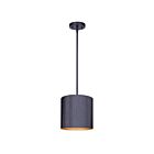 Canarm IPL1119A01BK Rexton 1-lumière 60W Noir mat Suspendu
