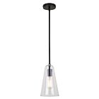 Canarm Luisa IPL1144A01BK 1-Lumière Noir mat Luminaire Suspendu