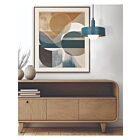 Canarm Daylon IPL1150A01BKB 1-Lumière Noir mat et bleu 60W Suspendu à corde