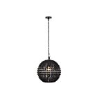 Canarm IPL1185A01BK16 Burkley 1-Lumière Noir Suspendu 