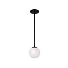 Canarm IPL1229A01BK 1-Lumière 60W Noir mat Suspendu