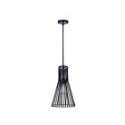 Canarm IPL1238A01BK Elim 1-lumière 60W Noir mat Suspendu