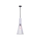 Canarm IPL1238A01BW24 Elim 1-lumière 60W Noir mat Suspendu