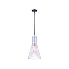 Canarm IPL1238A01BW Elim 1-lumière 60W Noir mat Suspendu