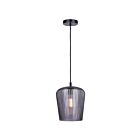 Canarm IPL1249A01BK-SR Leandro 1-lumière 60W Noir mat Suspendu