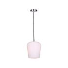 Canarm IPL1249A01BN-OR Leandro 1-lumière 60W Nickel brossé Suspendu