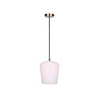 Canarm IPL1249A01GD-OR Leandro 1-lumière 60W Or Suspendu